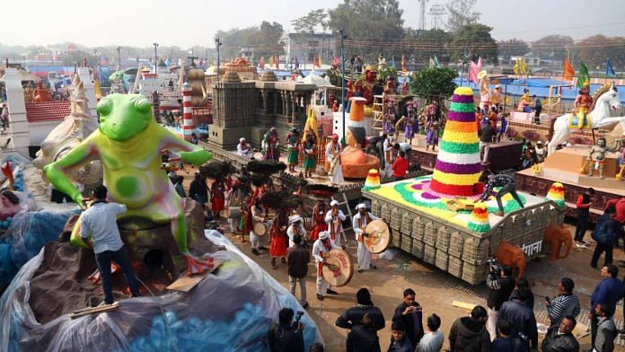 File image of tableaux ahead of the Republic Day parade in January 2020 | Suraj Singh Bisht | ThePrint