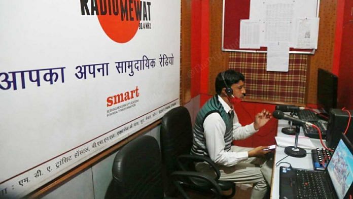 Sohrab Khan, one of the presenters of Radio Mewat, Haryana | Manisha Mondal | ThePrint