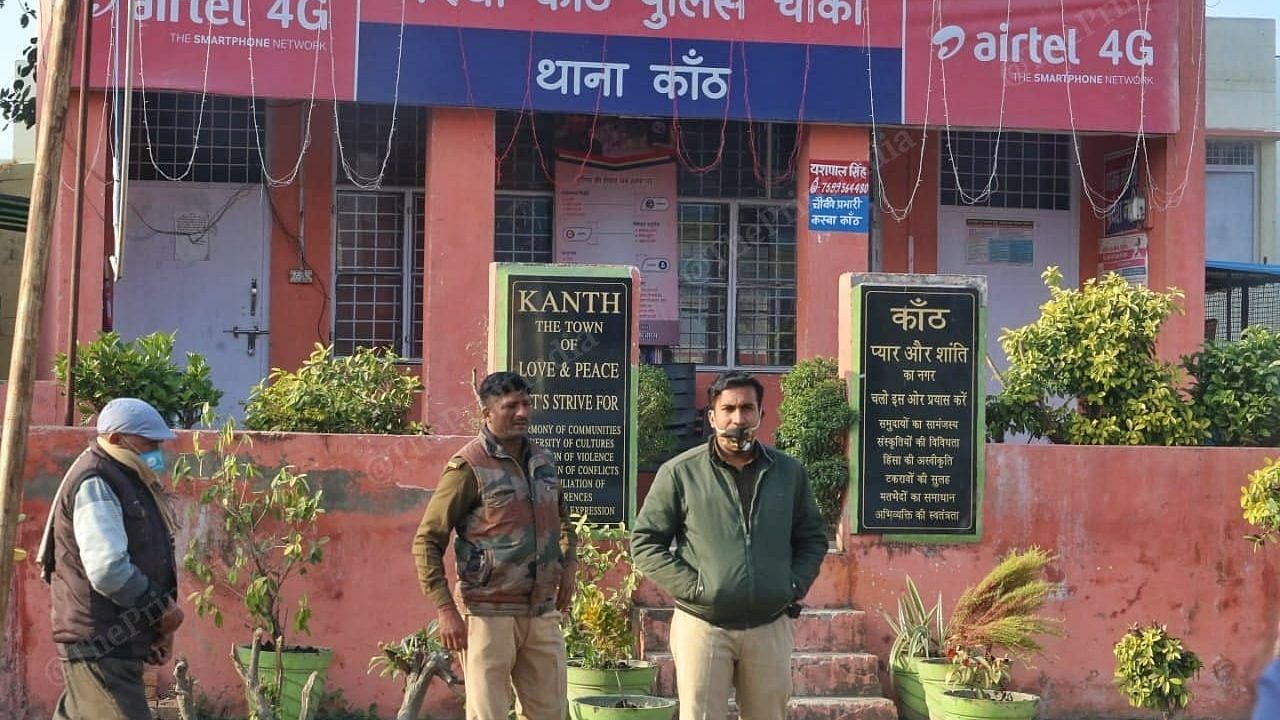 The police station at Kanth | Photo: Praveen Jain | ThePrint