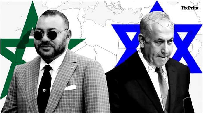 Moroccan King Mohammed VI (left) and Israel PM Benjamin Netanyahu (right) | ThePrint
