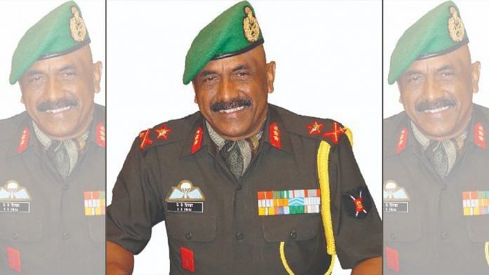 A file photo of Major General K.K. Sinha (retd). | Photo: Twitter/@GeneralKKSinha