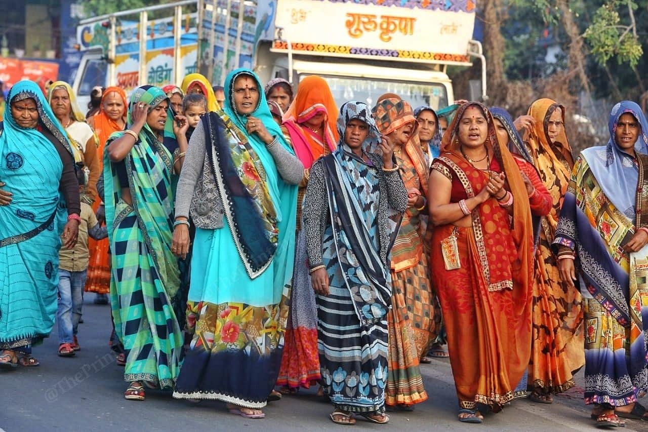 Women join in a large number to be part of the rally | Photo: Praveen Jain | ThePrint