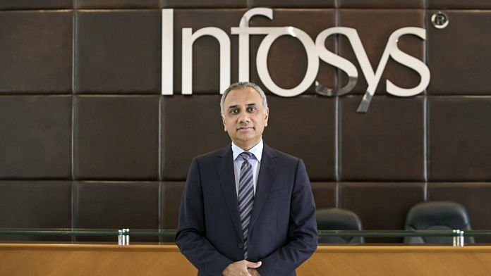 File photo of Salil Parekh, chief executive officer of Infosys Ltd | Photographer: Samyukta Lakshmi | Bloomberg