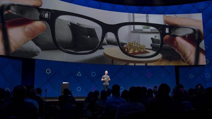 Mark Zuckerberg speaking during the F8 Developers Conference in California | Bloomberg