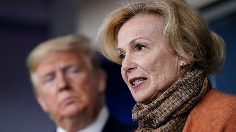 Former coronavirus task force coordinator says Trump presented Covid charts she never made