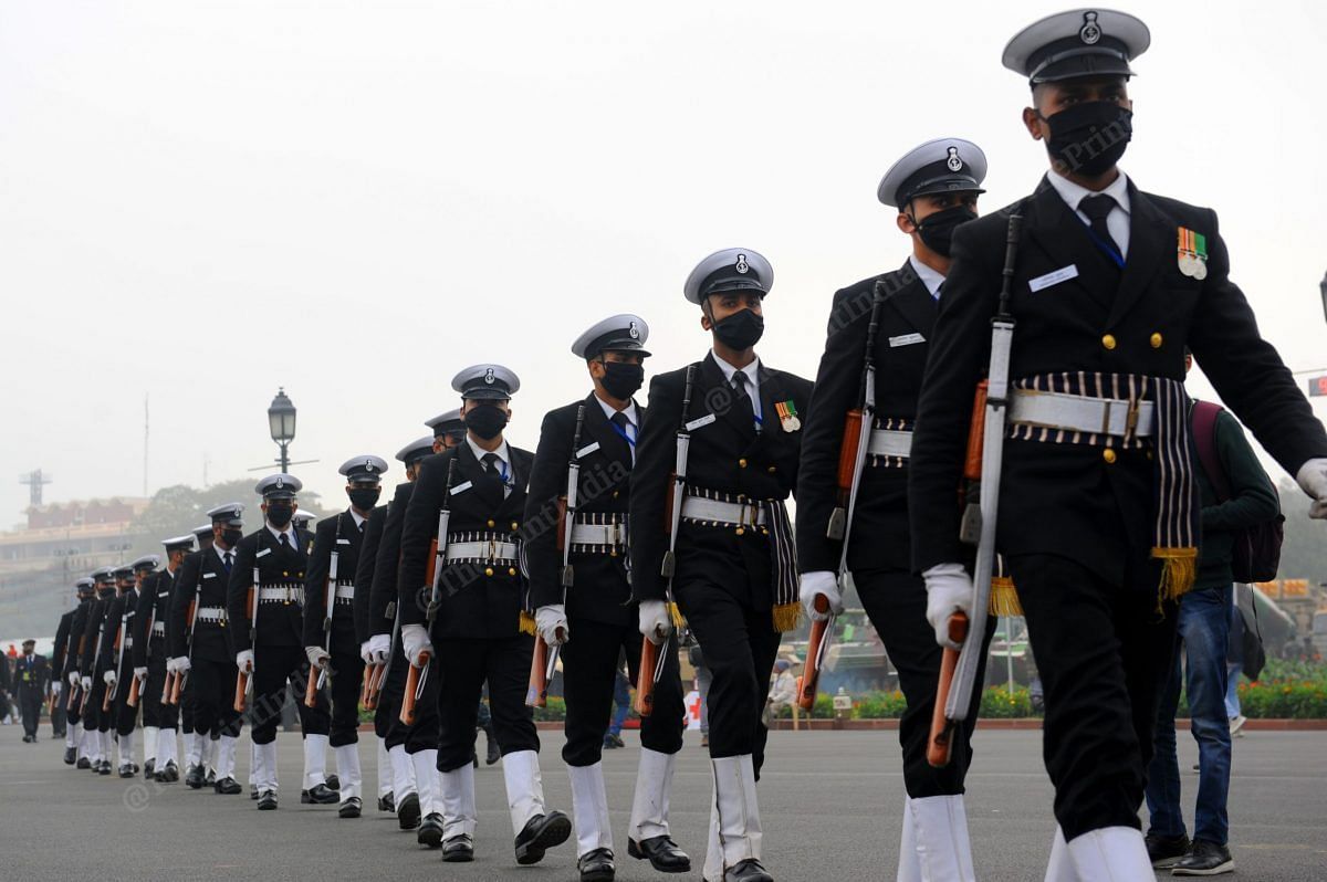 The India Navy contingent | Photo: Suraj Singh Bisht | ThePrint