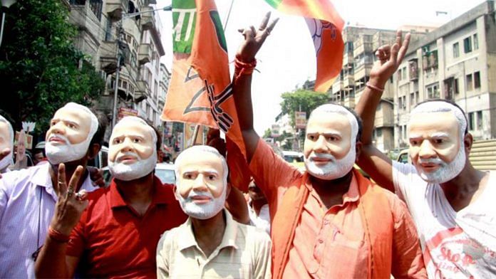 File photo of BJP supporters in West Bengal | ANI