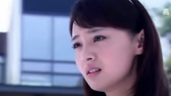 Chinese actress Zheng Shuang