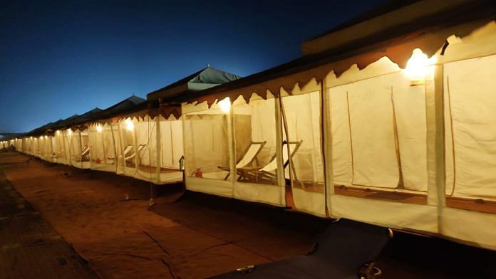 The luxury campsite set up in Konark, Odisha | Simrin Sirur | ThePrint