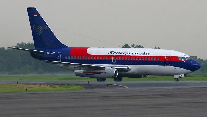 Representational image of Sriwijaya Air | Wikimedia Commons