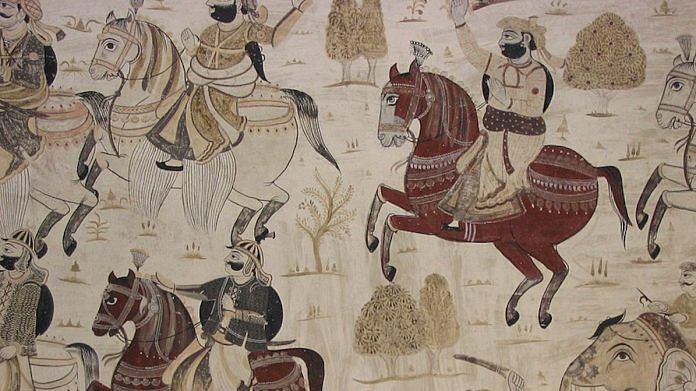 Representational image | Wall painting in Raja Mahal, Orchha, Madhya Pradesh | Wikimedia Commons