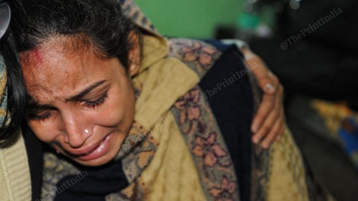Komal, whose husband Neeraj Verma was murdered on 31 December | Photo: Suraj Singh Bisht | ThePrint