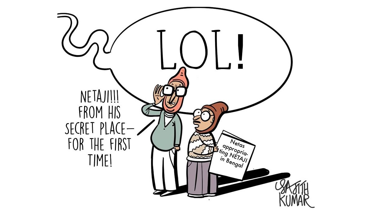 Netaji laughs 'from his secret place' & Bharat vs Lutyens' India