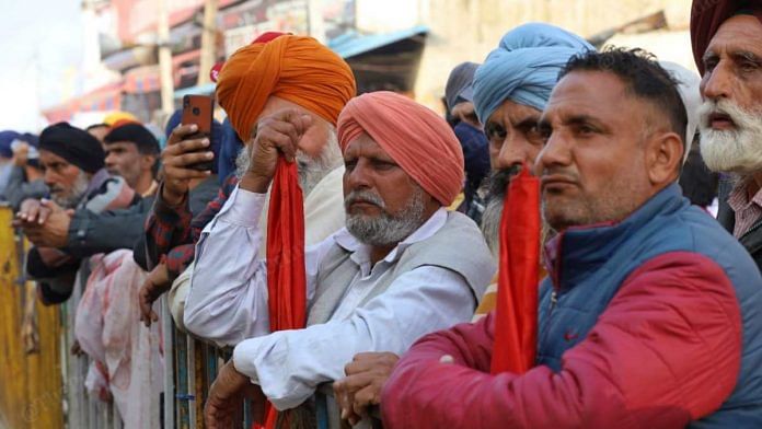 Protesting farmers in Singhu border | Manisha Mondal | ThePrint
