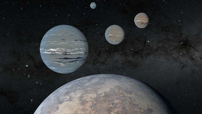 An artist’s rendition of the newly discovered planet system | NASA/JPL-Caltech