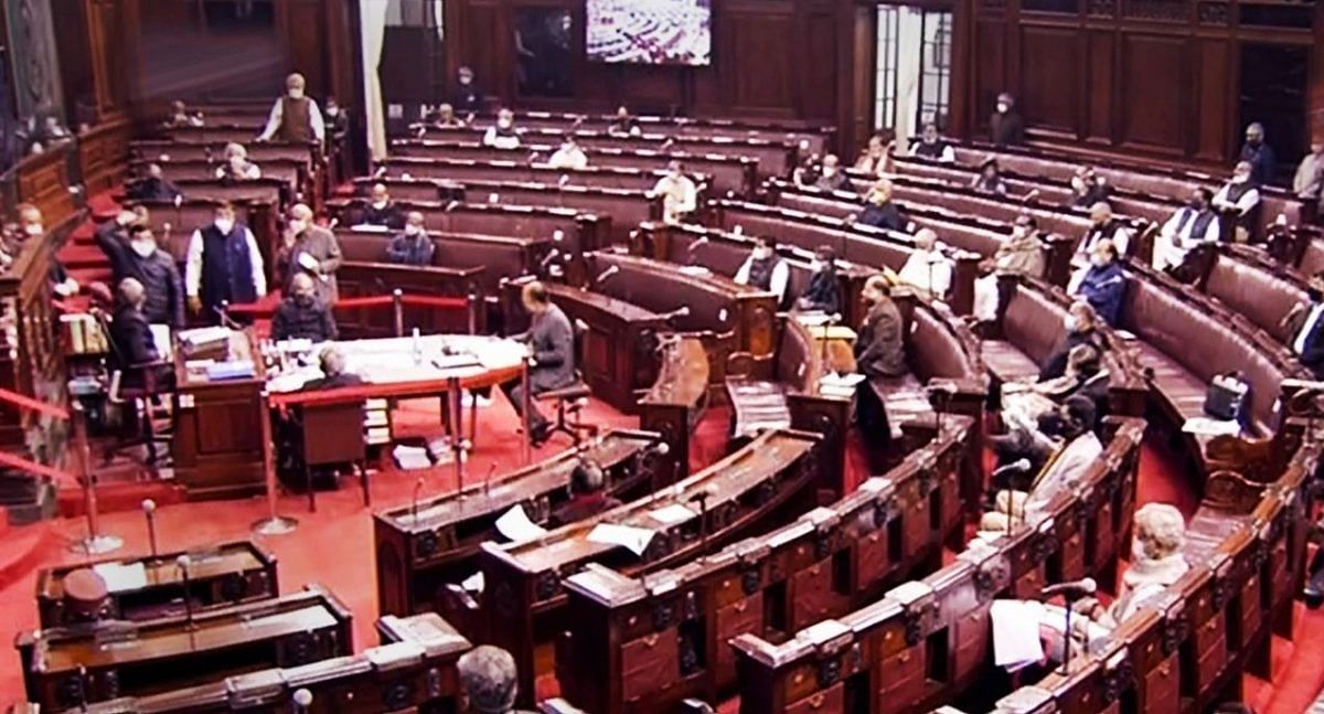 2021_2$img03_Feb_2021_PTI02_03_2021_000025B (1) MPs in Rajya Sabha during the ongoing Budget Session of Parliament in New Delhi on 3 February, 2021.| PTI
