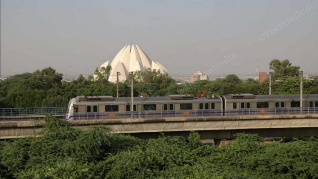 Delhi metro (representational image) | Photo: Suraj Singh Bisht | ThePrint