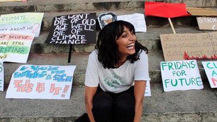 Climate change activist Disha Ravi | Twitter | @Disha__Ravi