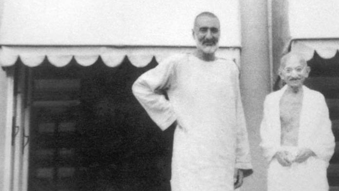 File photo | Gandhi with Abdul Ghaffar Khan (L) | Wikimedia Commons