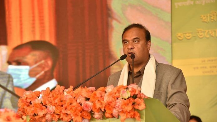 Assam minister Himanta Biswa Sarma in Guwahati, on 14 February 2021 | Photo: @himantabiswa