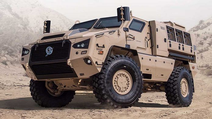 An M4 armoured vehicle | www.paramountgroup.com