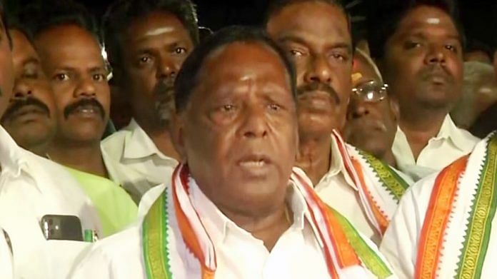 Congress Govt Falls In Puducherry As CM Narayanasamy Loses Confidence Vote