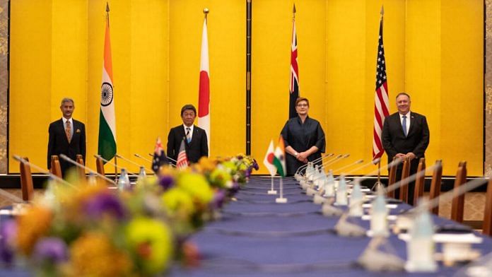 A file photo of Quad leaders attending a meeting in Tokyo in October 2020 | Photo: in.usembassy.gov