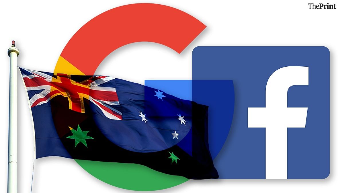 What is the current issue between Facebook Google and the Australian government?