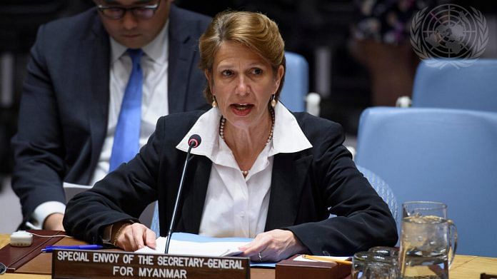 UN envoy to Myanmar Christine Schraner Burgener | @UNDPPA | Twitter