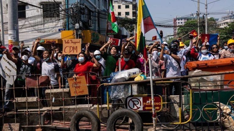 Myanmar’s deadliest day since military coup leaves at least 18 protesters dead