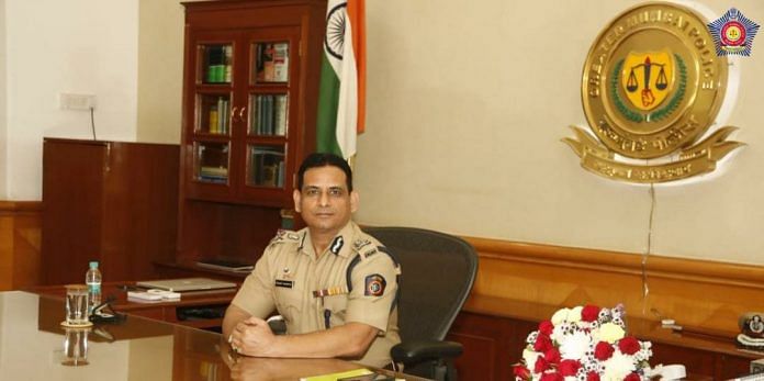 File photo of newly-appointed Mumbai police commissioner Hemant Nagrale | Twitter/MumbaiPolice