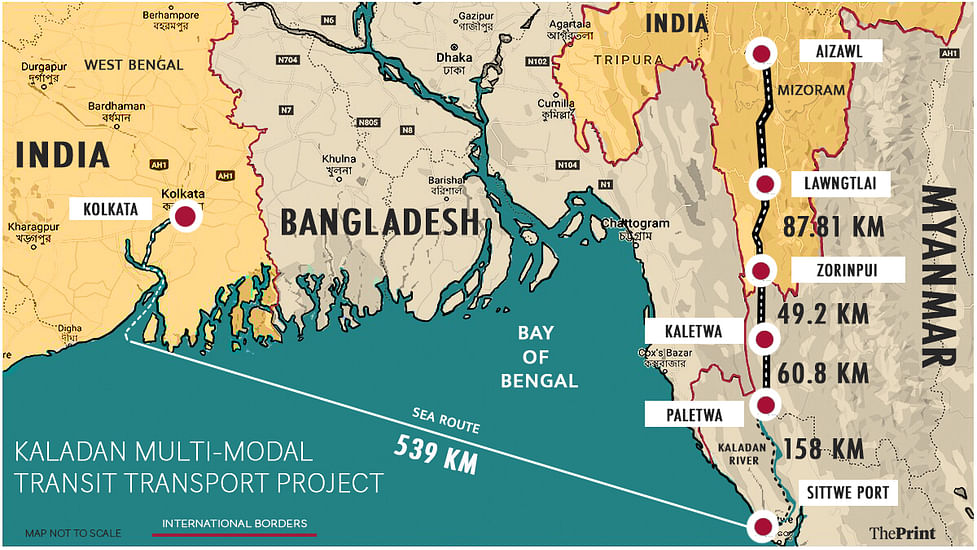 110-km road is final challenge for long-delayed India-Myanmar Kaladan  connectivity project