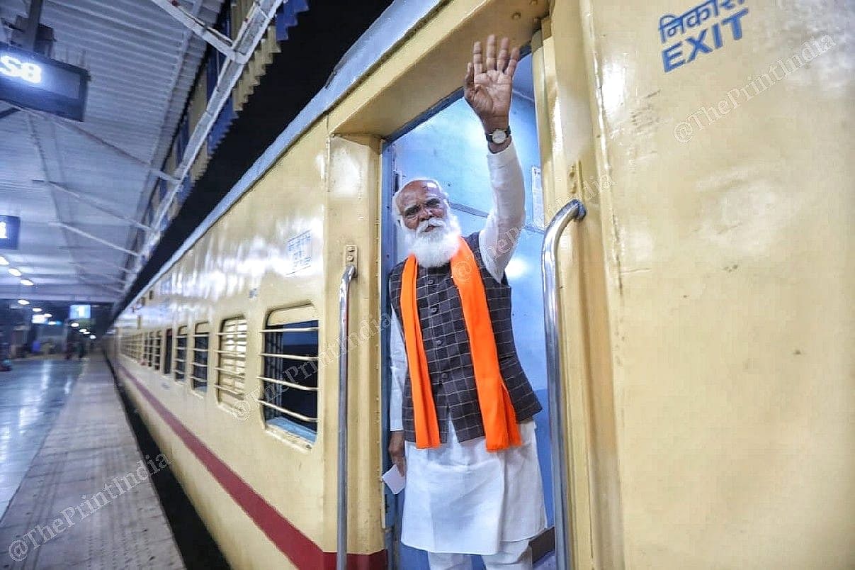 Devaria at the Gandhidhan station | Photo: Praveen Jain | ThePrint