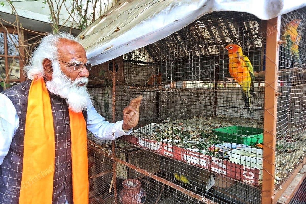 Devaria has a lot of affection for animals | Photo: Praveen Jain | ThePrint
