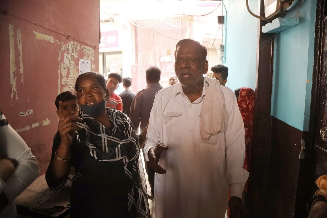 Sulaiman and Sitara, father and sister of Shabana, who has been arrested by the police | Photo: Manisha Mondal | ThePrint