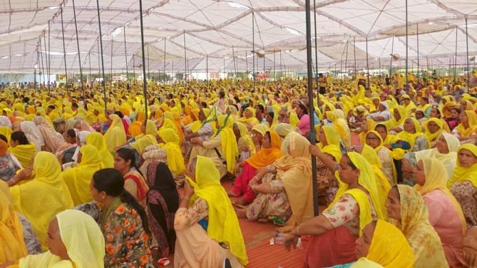 Women protestors at Tikri Border on 8 March 2021 | Unnati Sharma, ThePrint