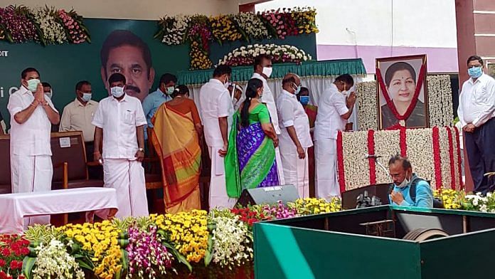 File photo of Tamil Nadu Chief Minister Edapadi Palaniswami during the opening of Amma mini-clinic in Chennai | ANI Photo