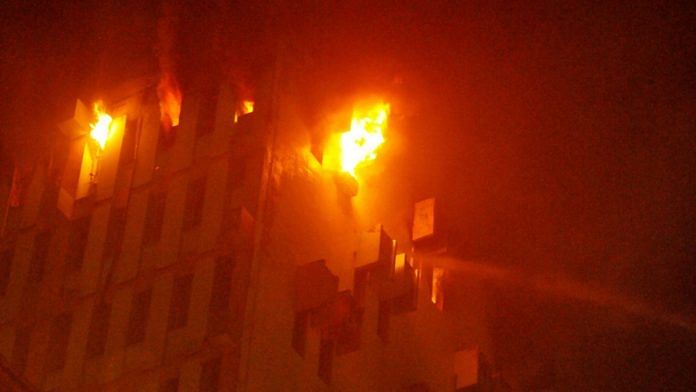 Fire breaks out at a multi storeyed building | Representational image| PTI