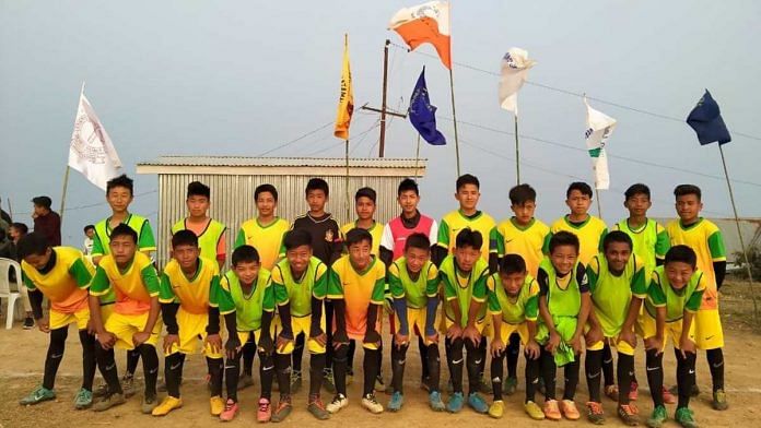 Students participate in the Sports for Social Development initiative in Kamjong, Manipur | Recognize Rise and Empower Association | Facebook