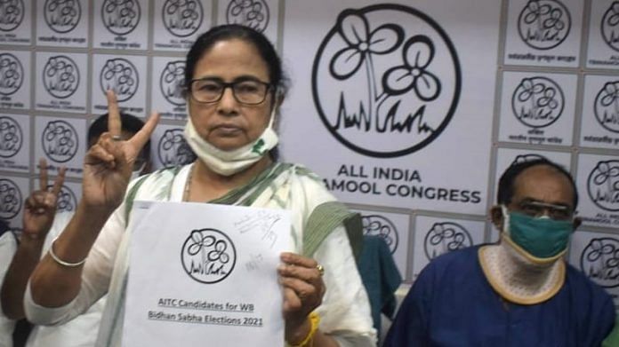 Mamata Banerjee releases list of TMC candidates for the upcoming West Bengal elections, on 5 March 2021