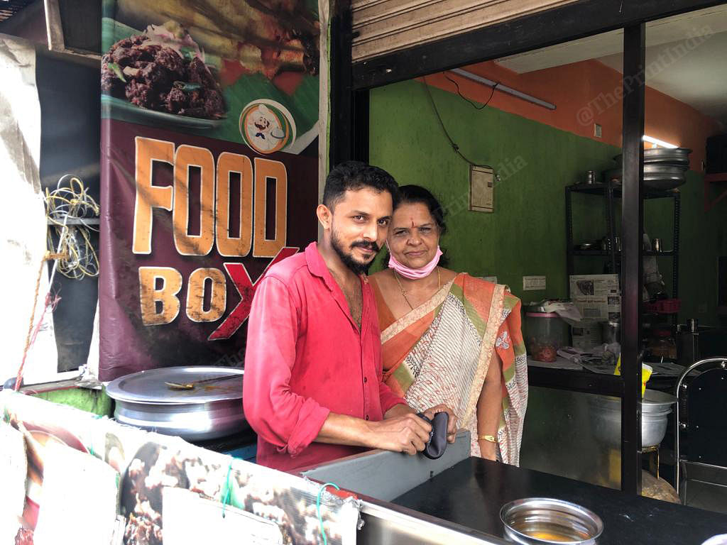 Atul Pratap and his mother Omana own 'FoodBox,' a small hotel in Thiruvananthapuram which serves amazing chicken roast and beef curry | Photo: Jyoti Malhotra | ThePrint