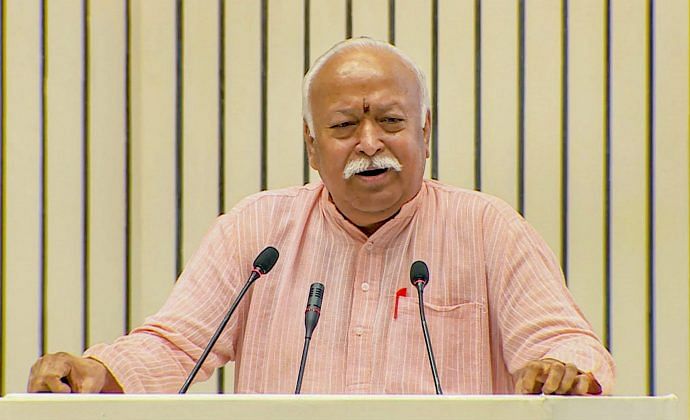 File photo of RSS chief Mohan Bhagwat | PTI