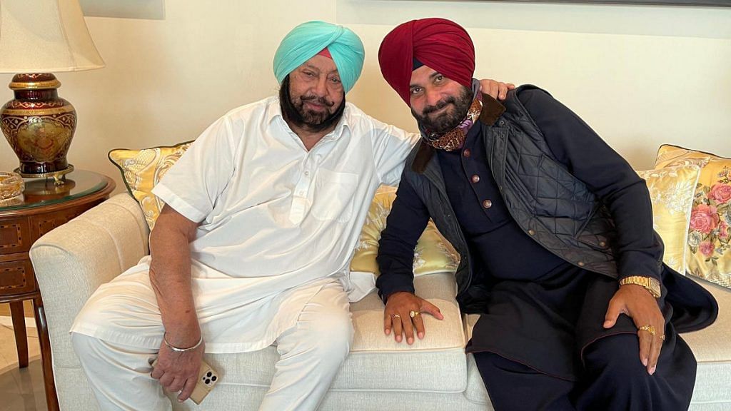 Punjab Chief Minister Amarinder Singh and former minister Navjot Singh Sidhu had their last 'reconciliation meeting' in March | Photo: ANI