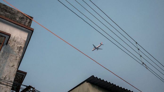 An Air India aircraft takes off from Netaji Subhas Chandra Bose International Airport in Kolkata (Representational image) | Photographer: Arko Datto | Bloomberg