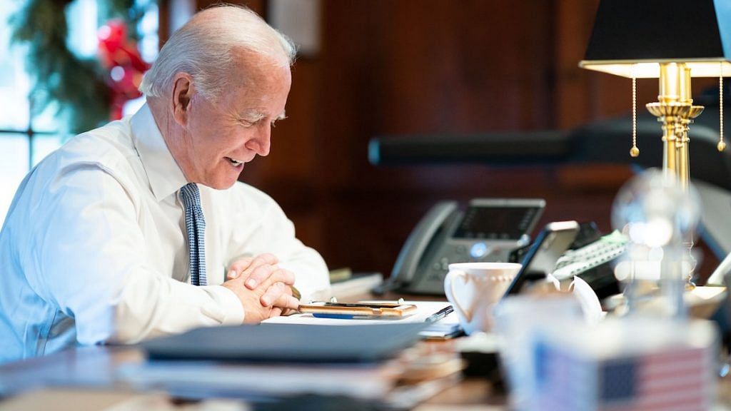 File photo of US President Joe Biden | Twitter/JoeBiden