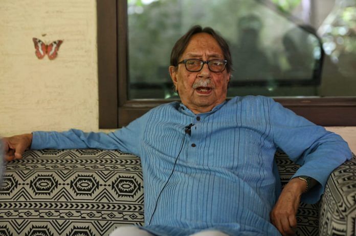Former RAW chief A.S. Dulat at his residence in New Delhi | Suraj Singh Bisht, ThePrint