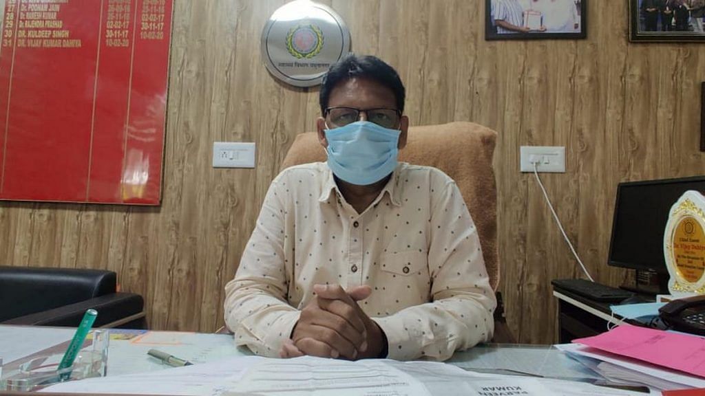 Yamunanagar's civil surgeon/chief medical officer Dr Vijay Dahiya | Photo: Urjita Bhardwaj | ThePrint