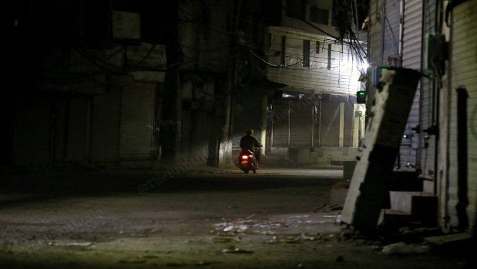 Night curfew in Ludhiana, Punjab | Representational image | Manisha Mondal | ThePrint