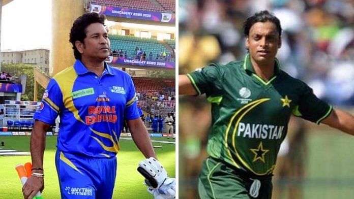 Former cricketers Sachin Tendulkar and Shoaib Akhtar | Commons