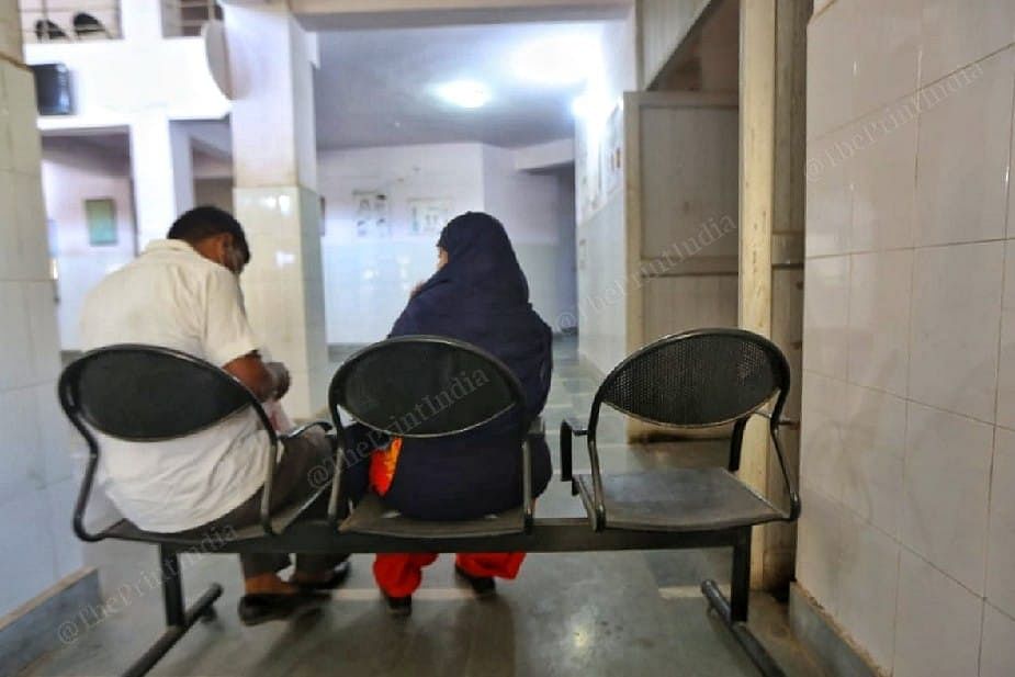 Patients inside the OPD of the Institute of Mental Health and Hospital, Agra. | Photo: Praveen Jain/ThePrint